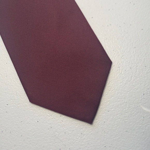 NWT Vintage 90s darker red tie - Picture 3 of 11